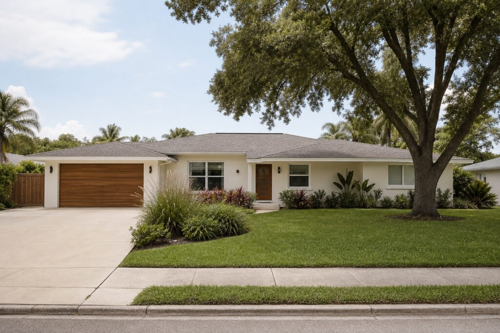 Clearwater neighborhood with well-kept homes and quiet residential streets, an established residential neighborhood
